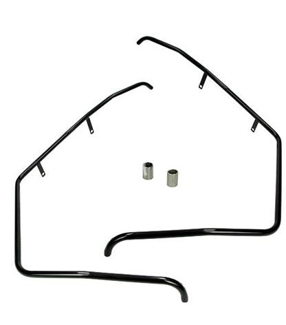 Protections avant noire mat